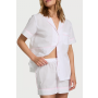 Піжама Cotton Short Pajama Set White VS