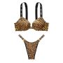 Комплект Very Sexy Shine Strap Push-Up Bra & Brazilian Panty Leopard