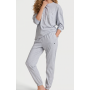 Піжама Cotton Long Pajama Set Grey VS