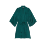 Сатиновий халат The Tour '23 Icon Satin Robe Deepest Green