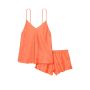 Піжама Draped Back Jacquard Cami Set Coral Rose