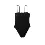 Суцільний купальник Scallop One-Piece Swimsuit Black