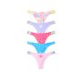 Набір трусиків 5-Pack Logo Cotton High-Leg Thong Panties Palms