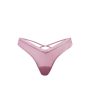 Трусики Sheer Reveal Mesh-Trim Strappy-Back Thong Panty Rose