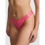 Трусики Logo Cotton High-Leg Thong Panty Love Me