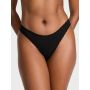 Трусики Cotton Lace-Waist Thong Black