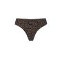 Трусики Body by Victoria Flex Mid-Rise Thong Panty Ganache Leopard