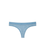 Трусики Logo Cotton Thong Panty Faded Denim Stripes