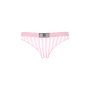 Трусики Logo Cotton Shine Patch Thong Panty Pink Stripes