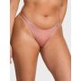Трусики Sparkle Crystal Shine Strappy Thong Panty Desert Blush