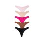 Набір трусиків 5-Pack Logo Cotton High-Leg Thong Panties Spring Basic