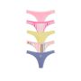 Набір трусиків 5-Pack Stretch Cotton Thong Panties Mix
