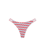 Трусики Logo Cotton High-Leg Thong Panty Optic White Popsicle Print