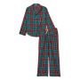 Піжама Flannel Long Pajama Set Evergreen Plaid