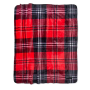 Плед  Sherpa Red Plaid Cozy Plush Blanket VS