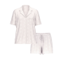 Піжама Modal Soft Eyelet Short Pajama Set White/Ivory