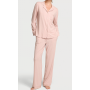 Піжама Modal Long Pajama Set Medium Heather Bare All VS