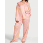 Піжама сатинова Signature Satin Long Pajama Set Lemons
