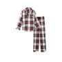 Піжама Flannel Long Pajama Set Green Plaid