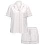 Піжама сатинова Glazed Satin Short Pajama Set Print