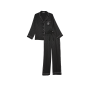 Піжама сатинова Satin Long Pajama Set Black N