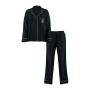 Піжама сатинова Satin Long Pajama Set Black N VS
