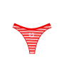 Трусики Seamless High-Leg Thong Panty PINK Red Stripe