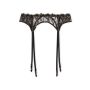 Пояс Very Sexy Lace Embroidery Garter Belt Black Gold