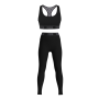 Комплект для спорту Seamless Reversible Sports Bra & Leggins Black