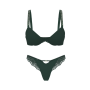 Комплект білизни Bombshell Logo Shine Strap Add-2-Cups Push-Up Bra Cilantro