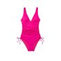 Суцільний купальник Swim Ruched Plunge One-Piece Swimsuit Forever Pink