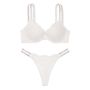 Комплект Very Sexy Double Shine Strap Push-Up Bra & Thong Panty Coconut White