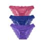 Трусики Dream Angel 3-Pack Lace Cheekini Panties