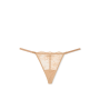 Трусики Rose Lace Adjustable V-String Panty Praline