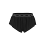 Шорти сатинові Satin Flutter Boxy Shorts Black