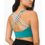 Спортивний топ Strappy Back Light Impact Sports Bra Shoreline Teal