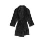 Плюшевий халат Short Cozy Robe Black