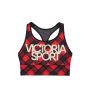 Спортивний топ Black Red Plaid size S