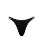 Трусики Ombre Shine Strap Brazilian Panty Black
