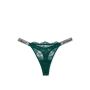 Трусики Very Sexy Shine Strap Thong Panty Deepest Green кружево