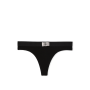 Трусики Logo Cotton Shine Patch Thong Panty Black