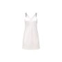 Нічна сорочка сатинова Gradient Shine Strap Satin Slip Dress Coconut White