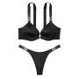 Комплект Very Sexy Scattered Shine Strap Push-Up Bra Black VS
