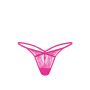 Трусики Very Sexy Rose Lace Strappy Cut-Out V-String Panty Pink Fire