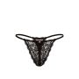 Трусики Dream Angels Lace Peekaboo String Thong Panty Black