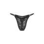 Трусики Lace String Thong Panty Black