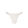 Трусики Double Shine Strap Brazilian Panty Coconut White