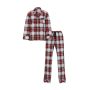 Піжама Flannel Long Pajama Set Print Red