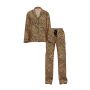 Піжама Flannel Long Pajama Set Safari Gold Leopard