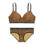 Комплект Lightly-Lined Wireless Bra & Panty Leopard